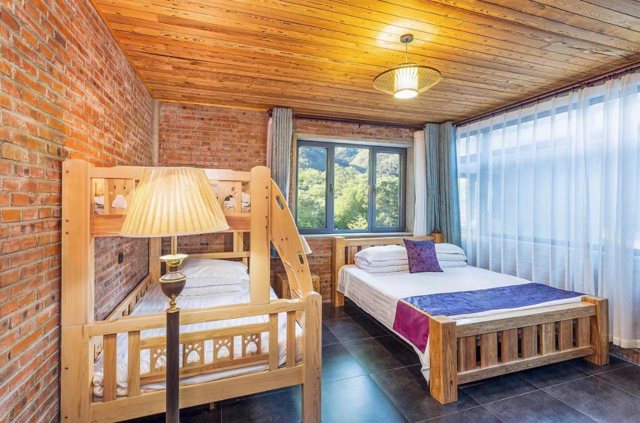 Beijing Mutianyu Great Wall Wangshanyuan Homestay Huairou Exterior foto